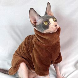 Warm Wool Pet Hoodies: Stylish Winter Fashion for Cats & Dogs