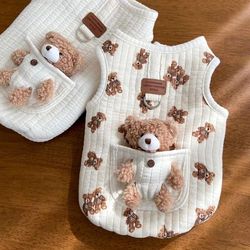 Puppy & Cat Fashion: Designer Vest, Cute Cartoon Shirt for Small Dogs