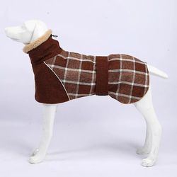 Winter Dog Jacket: Reflective, Windproof Pet Clothing for Small & Large Dogs