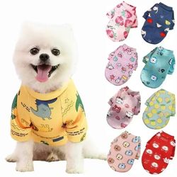 Winter Warm Velvet Dog Sweatshirt: Pet Clothing for Small-Medium Dogs & Cats