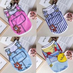 Summer Pet Clothes: Cartoon Puppy Dog Vest Shirt for Small Dogs