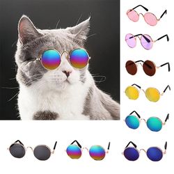 Stylish Pet Cat Sunglasses: Fun Props for Small Dogs & Cats