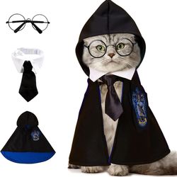 Pet Costume: Magic Cloak & Accessories for Dogs & Cats