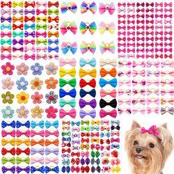 Colorful Small Dog Bows: Puppy Hair Accessories & Decor