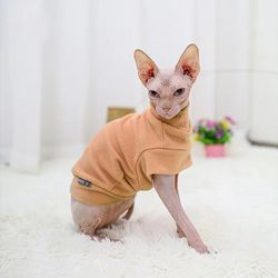 Dog Cat Clothes: Hoodies for French Bulldog & Sphinx