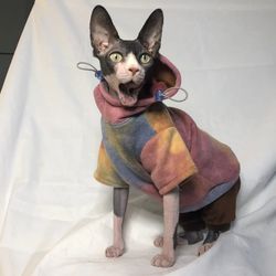 Sphynx Cat & Dog Hoodie: Luxury Autumn/Winter Fashion for Hairless Pets
