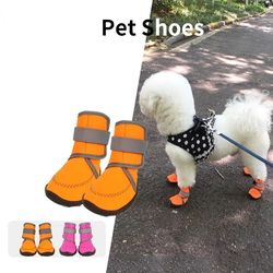 Multicolor Pet Shoes: Stretchy Dog Booties & Winter Boots
