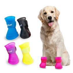 Waterproof Dog Rain Shoes | Anti-slip Pet Boots for Cats | Outdoor Ankle Boots