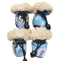 Winter Pet Dog Shoes: Warm Anti-slip Waterproof Boots for Puppy