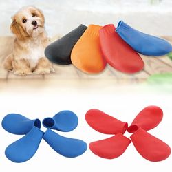 Waterproof Pet Rain Shoes ,Anti-Slip Boots for Dogs & Cats