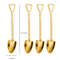 fOVJ4pcsSetStainlessSteelShovelPointSpoonsCoffeeTeaSpoonIceCreamDessertTipScoopsCutle