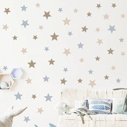 Cartoon Star Wall Stickers: Bedroom & Nursery Decoration