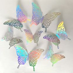 3D Crystal Butterflies Wall Sticker: Beautiful Decor for Kids Room