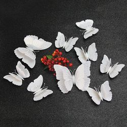 Ambilight 3D Butterfly Wall Stickers: Wedding Room Decoration