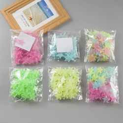 50pcs 3d glow in the dark stars wall stickers for kids baby room bedroom ceiling home decor