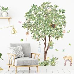 Large Nordic Tree Wall Stickers Living Room Decoration Bedroom Home Decor Art Removable Decals