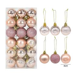 christmas tree ornaments: xmas hanging balls for home party decor - 2023 new year gift, noel navidad