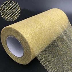 shiny tulle fabric roll: ideal for diy baby shower & wedding decorations