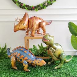 4d giant dinosaur foil balloons: fun birthday party decor & kids toys