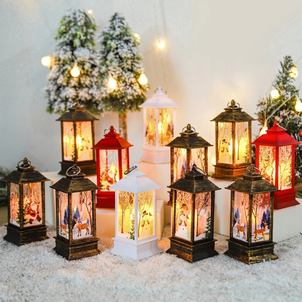 iBLVChristmasLanternLightMerryChristmasDecorationsforHome2023NavidadChristmasTreeOrnamen
