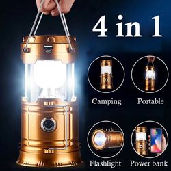 USB Rechargeable Camping Lantern: Waterproof Outdoor Lighting Torch