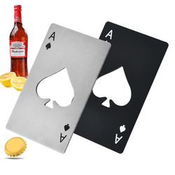 custom credit card bottle opener: unique stainless steel beer tool for kitchen and bar