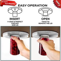 Kitchen Multifunctional Can Opener Cabinet: Fast Lid Remover & Jar Opening Tool