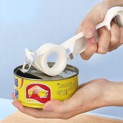 multi-functional beer bottle opener: 4-in-1 kitchen tool for cans, jars, and beverages