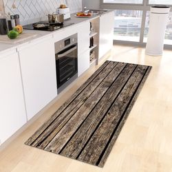 Non-Slip Kitchen Floor Mat: Stylish Home Entrance Doormat for Bedroom, Living Room, Children's Tatami Decor, Hallway, Ba