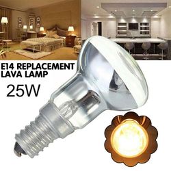 E14 R39 25W Replacement Lava Lamp Spotlight Bulbs - Clear Incandescent Screw-In Reflector