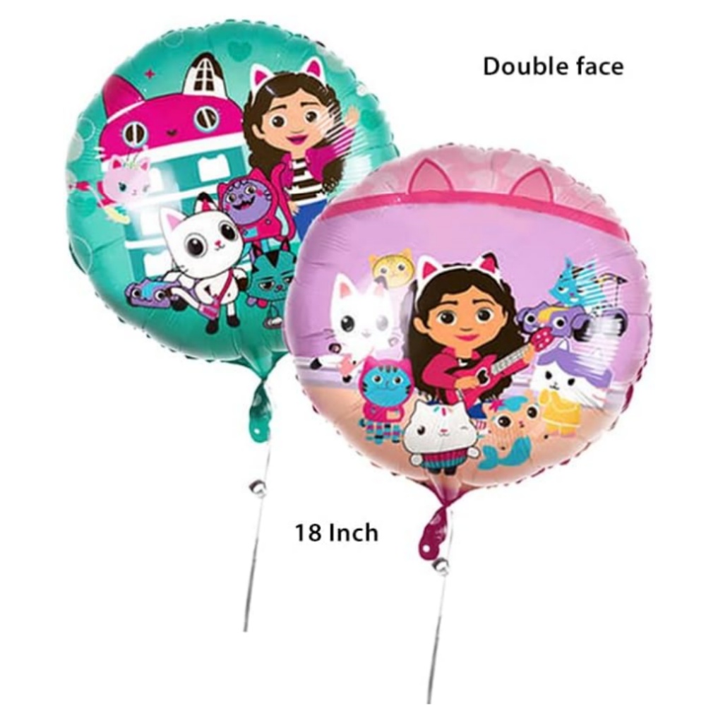 MflVGabbyDollhouseCatsBirthdayDecorationBalloonsGabbysDollAluminumFoilHeliumBalloonBaby