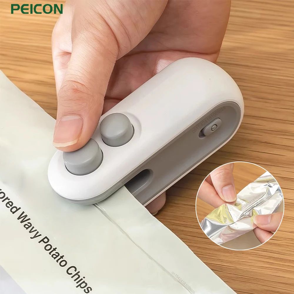 Mini Sealing Machine Handheld Package Sealer for Food Bags Portable Heat Bag Sealer