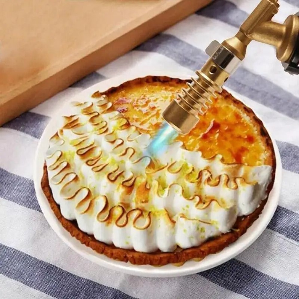 Copper HighTemperature Gas Torch Portable Welding Brazing Blowtorch for Solder Plumb DIY Repa