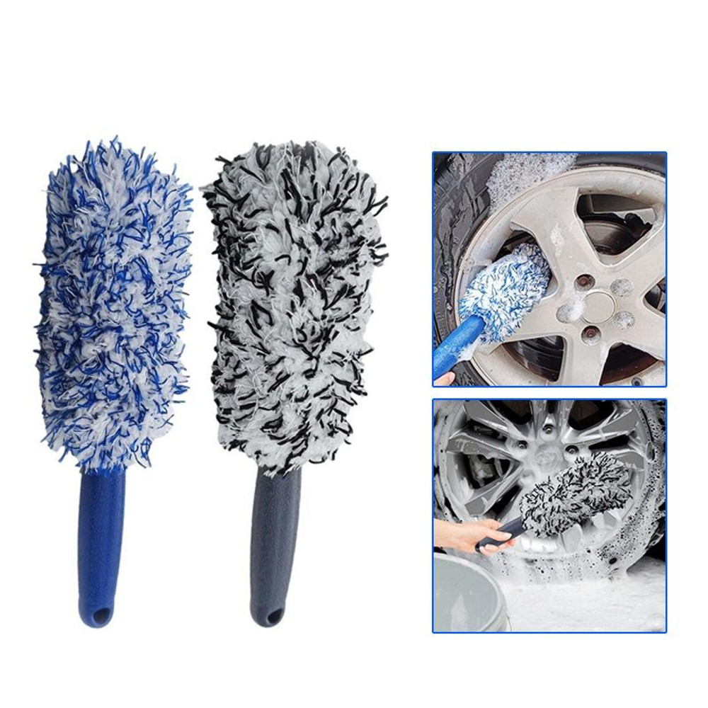 HeavyDuty Car Wheel Brush Durable Tire Rim  Hub Cleaning Tool for Effortless Washing  Detailing