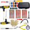 Car Tire Repair Kit Emergency Puncture Plug Tools for Quick Tyre Fix  Includes Tire Strips  Glue