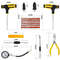 Car Tire Repair Kit Emergency Puncture Plug Tools for Quick Tyre Fix  Includes Tire Strips  Glue
