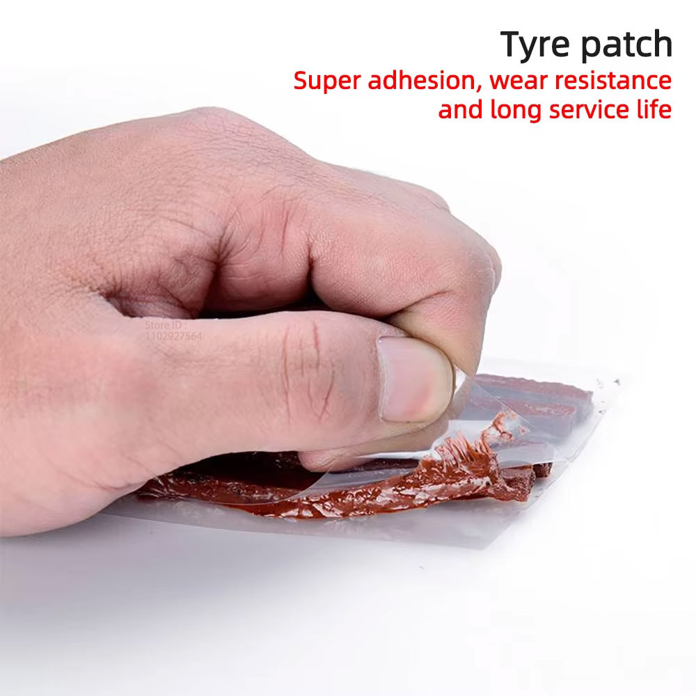 Car Tire Repair Kit Emergency Puncture Plug Tools for Quick Tyre Fix  Includes Tire Strips  Glue