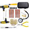 Car Tire Repair Kit Emergency Puncture Plug Tools for Quick Tyre Fix  Includes Tire Strips  Glue