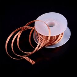 copper braid desoldering tool solder remover wick for precision soldering & repair work