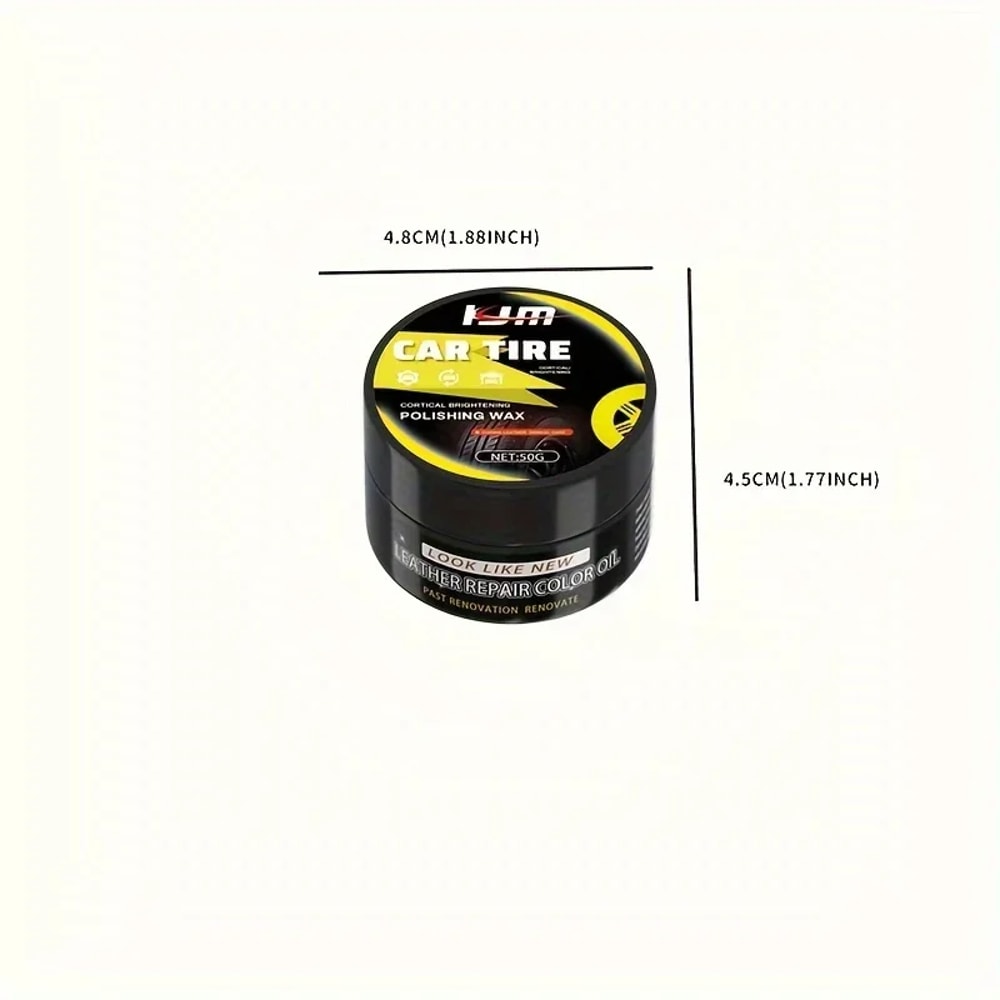 Ultimate Tire Wheel Shine Wax Restores Faded Paint Protects from Cracks Enhances Car Interior
