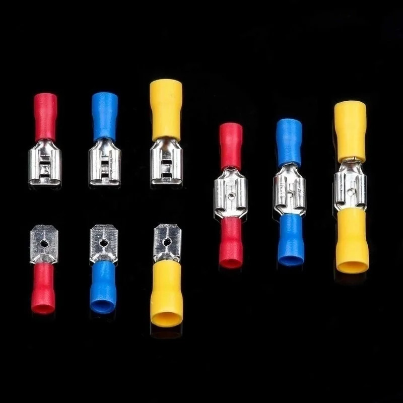 Wire Connector Kit Male Female Insulated Terminals Assorted Crimp Terminals  Spade Lugs 3