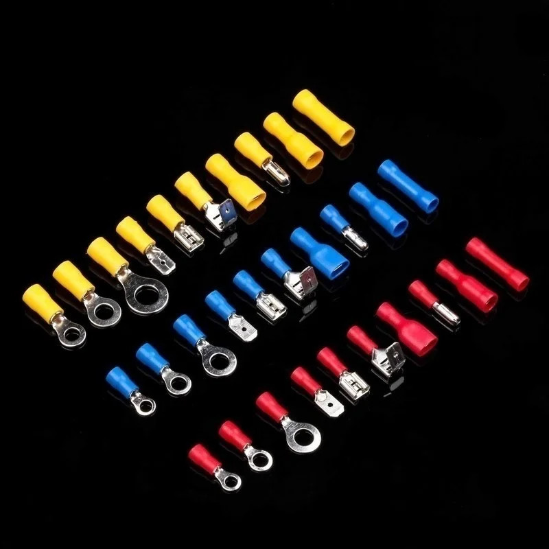 Wire Connector Kit Male Female Insulated Terminals Assorted Crimp Terminals  Spade Lugs 1