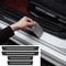 Carbon Fiber Car Door Sill Guard Universal AntiScratch Protection Strip Decorative Leather Sticke