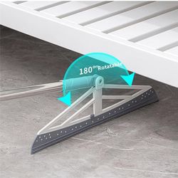 rotatable magic rubber broom, silicone mop & squeegee wiper for home floor cleaning