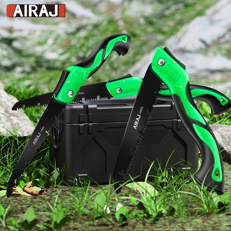 Extended Multi-functional Hand Saw, Portable Steel Saw for Woodworking, Camping & Outdoor Tree Cutting