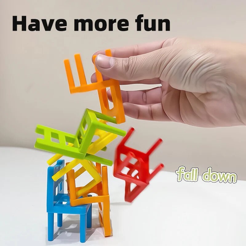 Mini Plastic Stacking Chairs Fun Learning Toys For Toddlers Family Bonding Activities Concentratio 1
