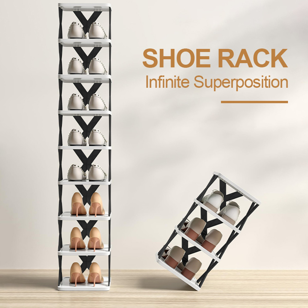 MultiLayer Shoe Rack Storage Organizer Detachable SpaceSaving Shoe Shelf For Home Dorm 1