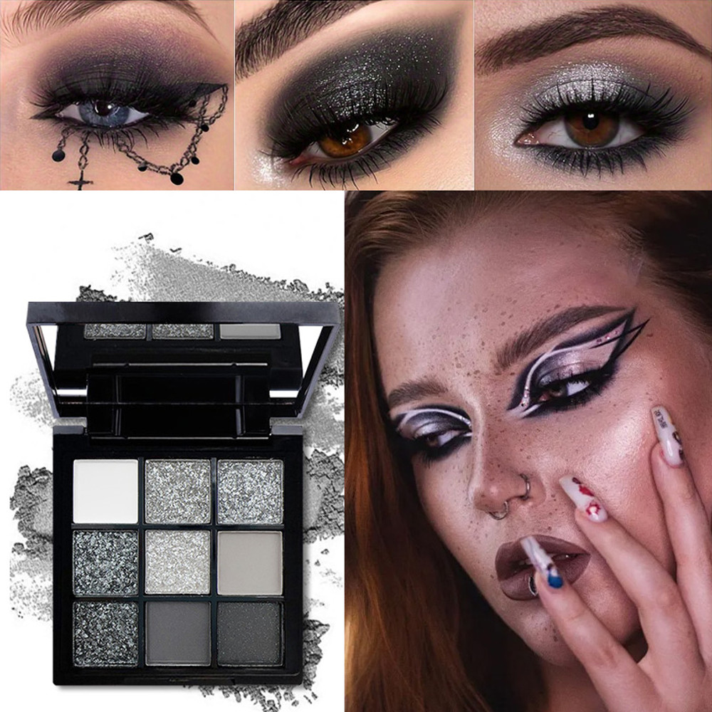 Glitter Pearlescent Matte Eye Shadow Palette Shimmer Makeup LongLasting Highly Pigmented For Women 1