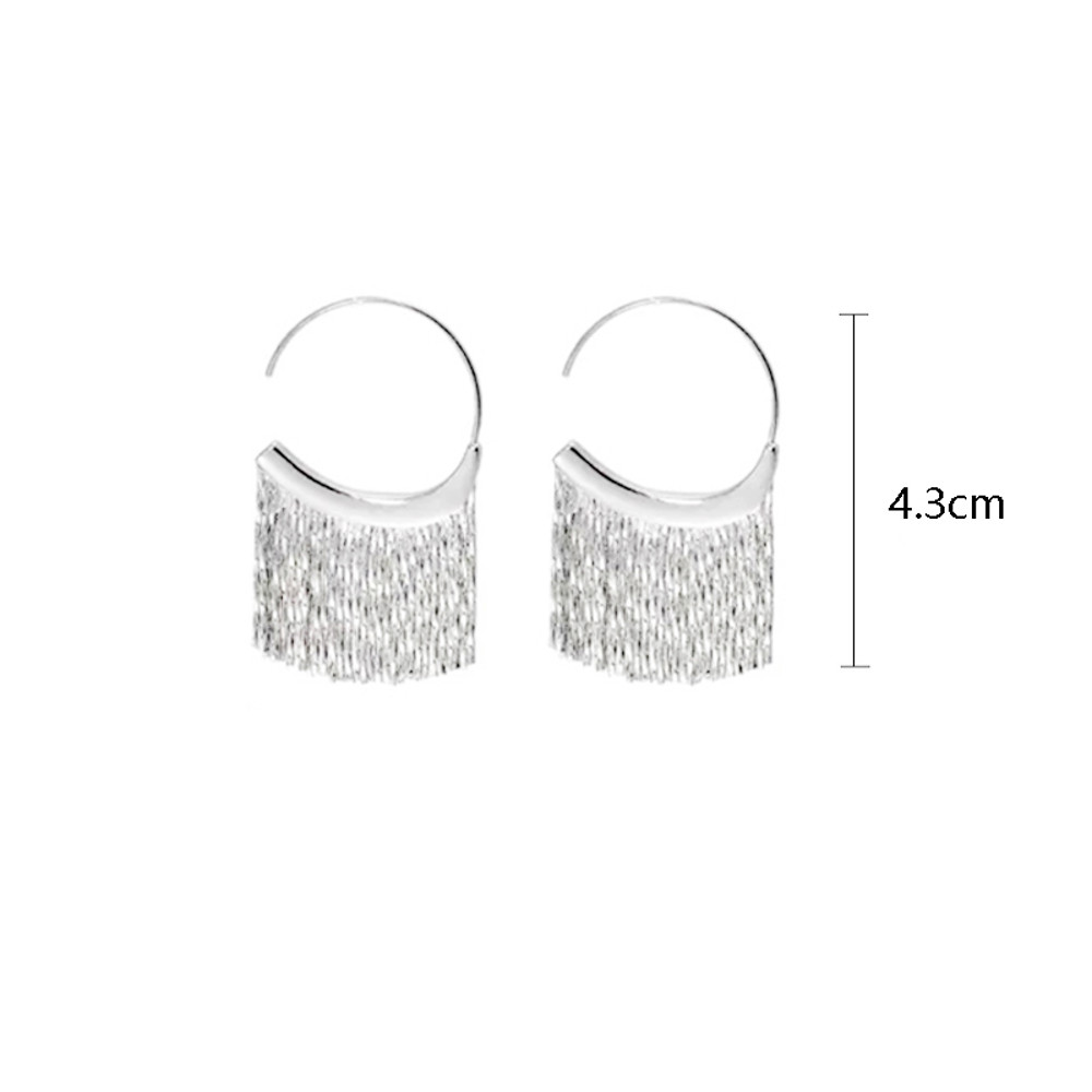 Womens Snake Bone Tassel Earrings, 925 Sterling Silver & Gold Color Dangle Earrings,Trendy Party Jewelry