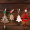 Snowflake Clothespins DIY Photo Pegs For New Year Party Mixed Styles Christmas Wood Clips 2